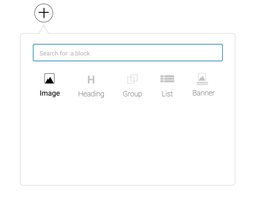 Bilde av hvordan det ser ut med de ulike valgene i Gutenberg