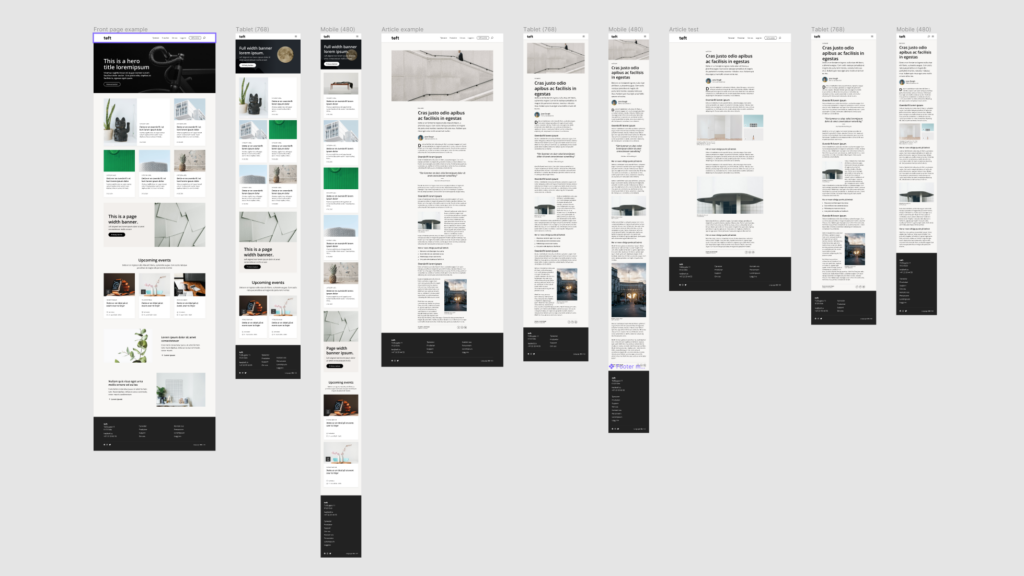 Dekodes eget designsystem Teft
