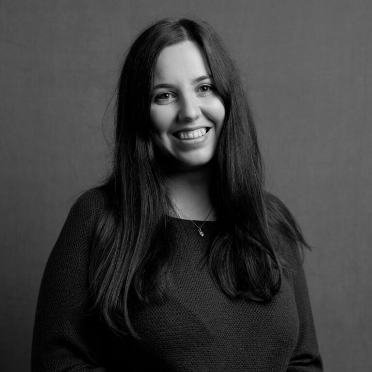 Portrett i sort-hvitt av Anna Elena Hardagen